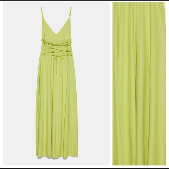 LONG DRESS WITH DRAWSTRING DRESS - Picture 13 of 14